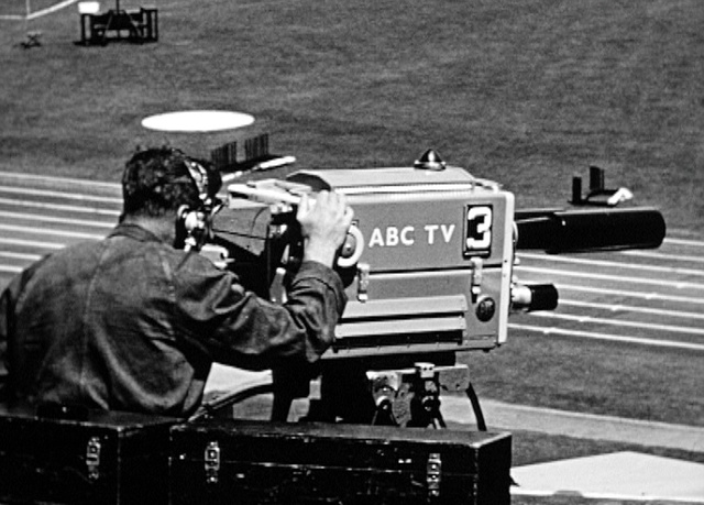 TV starts in Australia as the Olympic Games open in Melbourne