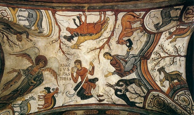 Anunciación a los pastores en San Isidoro de León