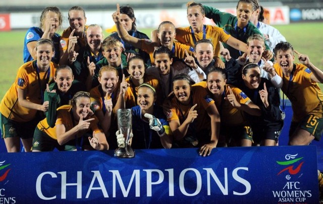 Australian women's national soccer team, the Matildas, win the Asian Cup