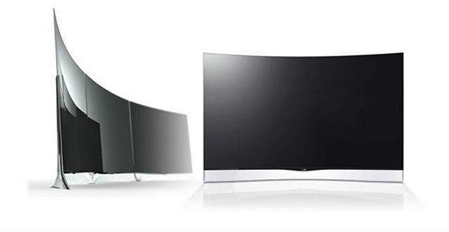 Televisión curva.
