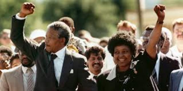 Apartheid Abolished& Nelson Mandela is Freed