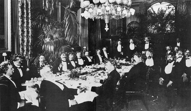 Olympian fellowship banquet celebrating Harrison Fiske