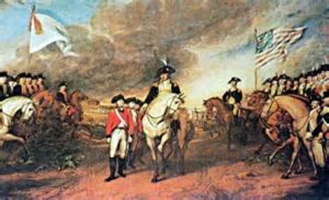 Brittish Surrender at Yorktown