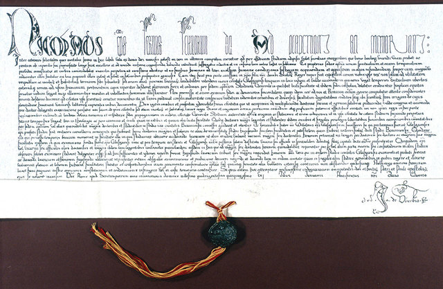 Pope issues papal bull of excommunication