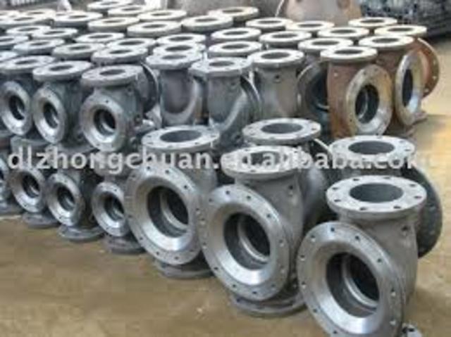 Moldeo En Arena En Piesas De Funcision Gris