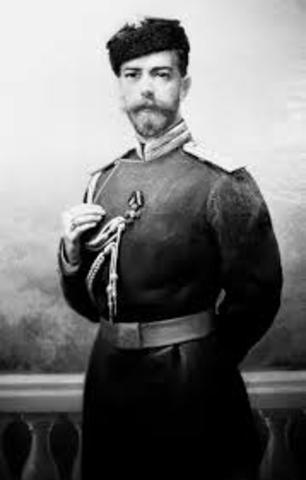 Czar Nicholas II abdicates the Russian throne