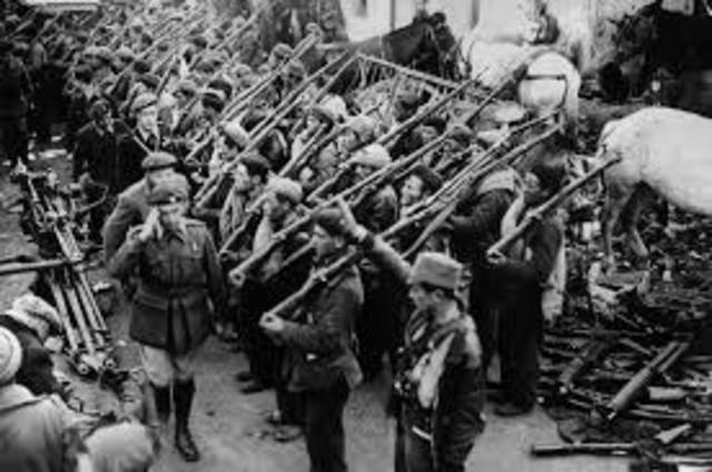 The Russian Civil War begins