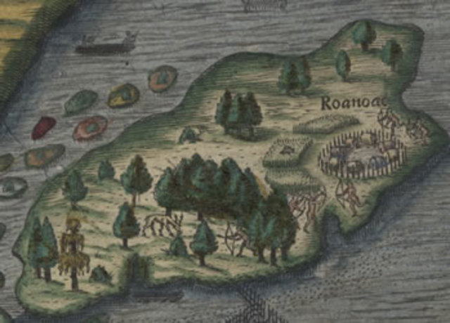 Roanoke Island Colonists Disappear