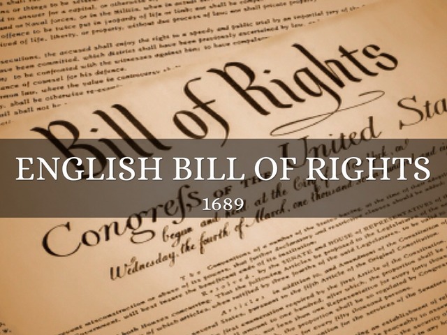 english bill of rights