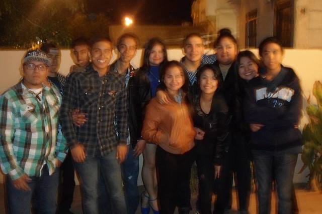 fiesta en mi casa amigos de mi colonia