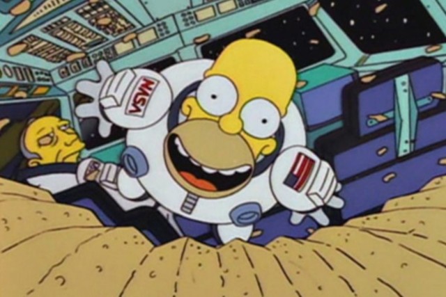 Homero viaja al espacio