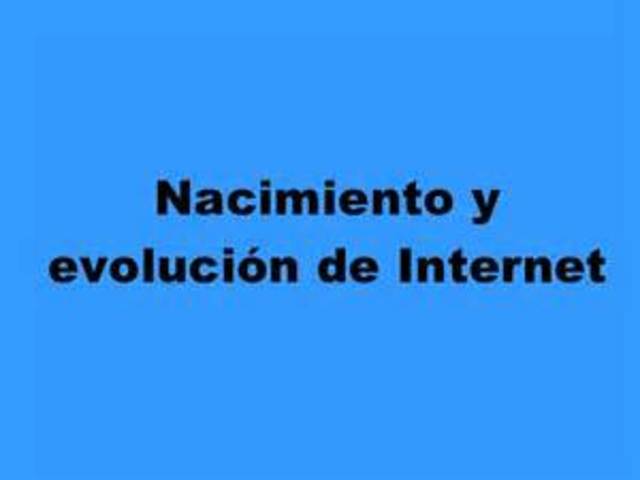 surgimiento del internet