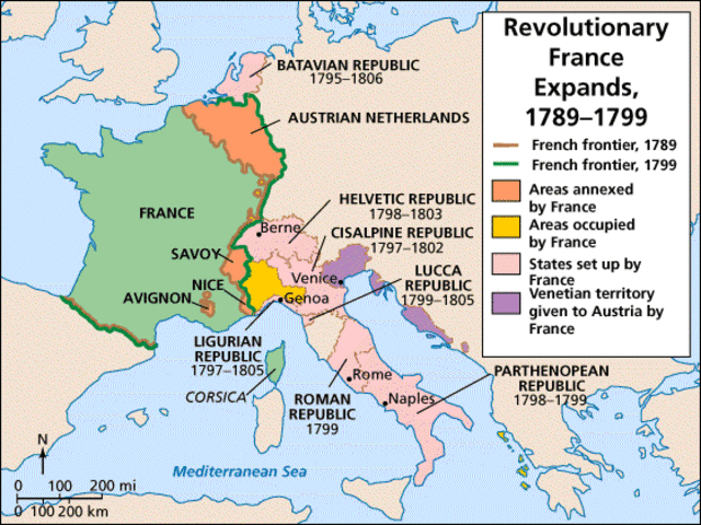 French Revolution Map