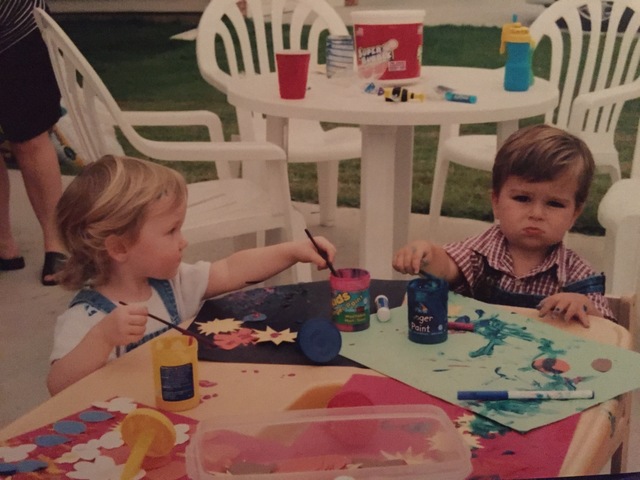 Pinté por primero vez