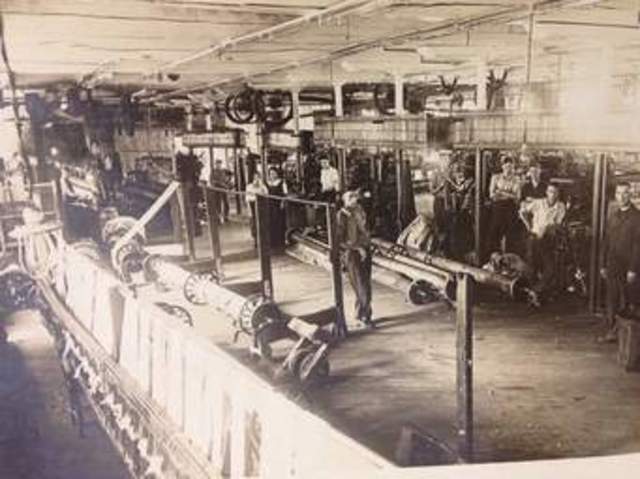 First Water-Powered Textile Mill