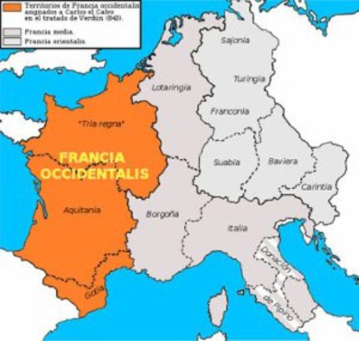 El Tratado de Verdún.