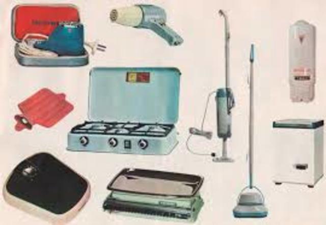 Aparecen los primeros electrodomésticos