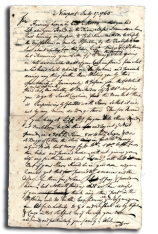 Letter is Written to Captain Hopkins