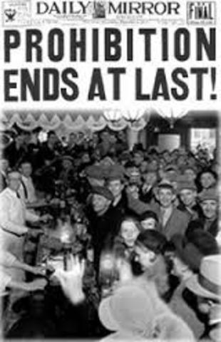 End of Prohibition
