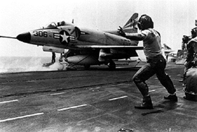 US Aircraft Attack North Vietnam