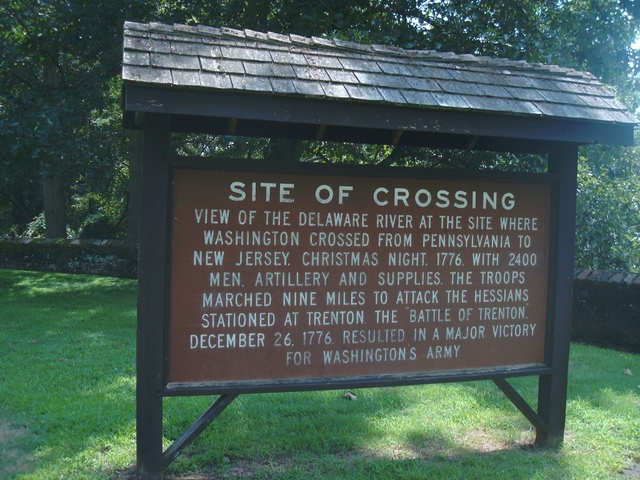 Washington crosses the Deleware into PA after Battle of Trenton is won