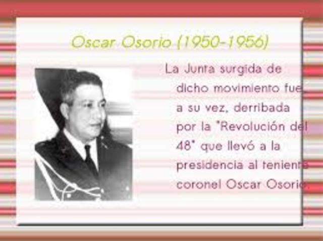 Gobierno de Oscar Osorio