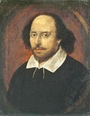 William Shakespeare, the Bard of Avon, is born