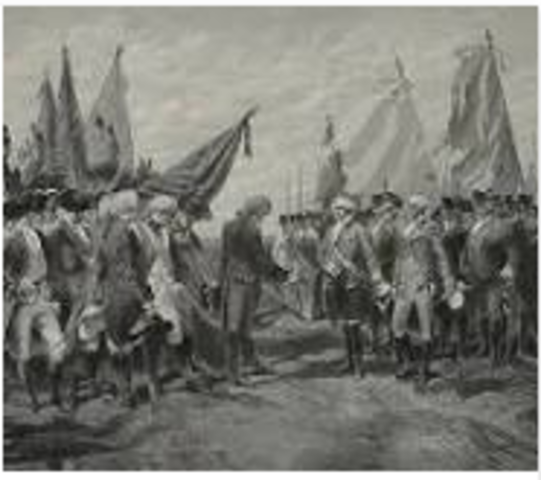 The British Surrender at Yorktown