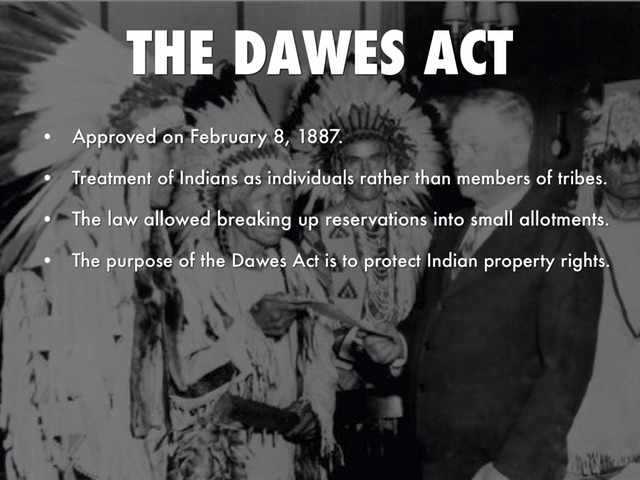The Dawes Act