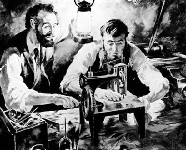 Elias Howe built the fastest sewing machine