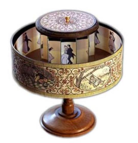 Praxinoscope invented by Charles-Émile Reynaud.