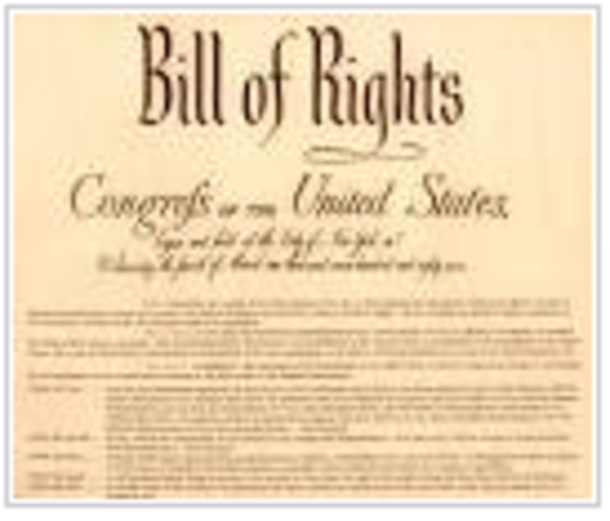 The Ratification of the Bill of Rights