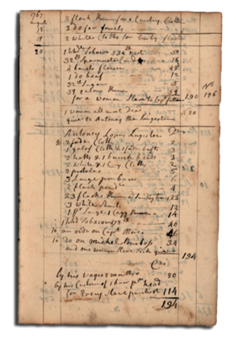 Captain Hopkins Purchase and Departure