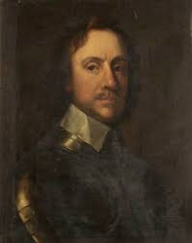 Oliver Cromwell rules England