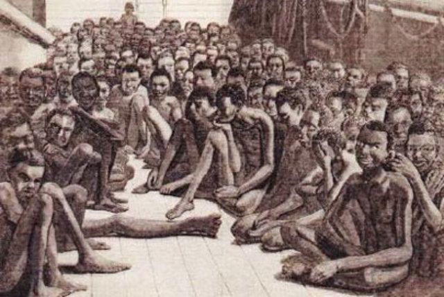 Slave trade across the Atlantic