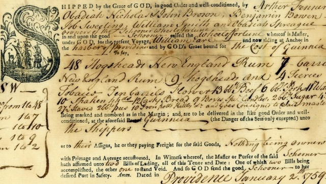 The Brown Family's Second Slave Trading Involvement