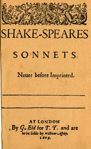 Shakespere's Sonnets are Published