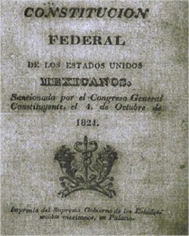 Publicación de la Primera Constitución Política de México