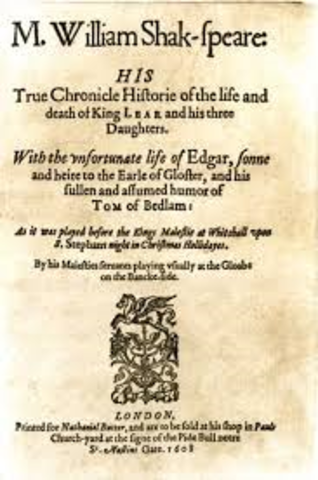Shakespeare write King Lear