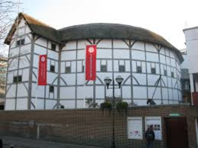 Globe Theatre is built in London