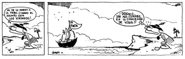 "los Invasores" tira comica creada por Elkin Obregón