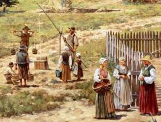 1607 First permanent English settlement in North America is established at Jamestown, Virginia.