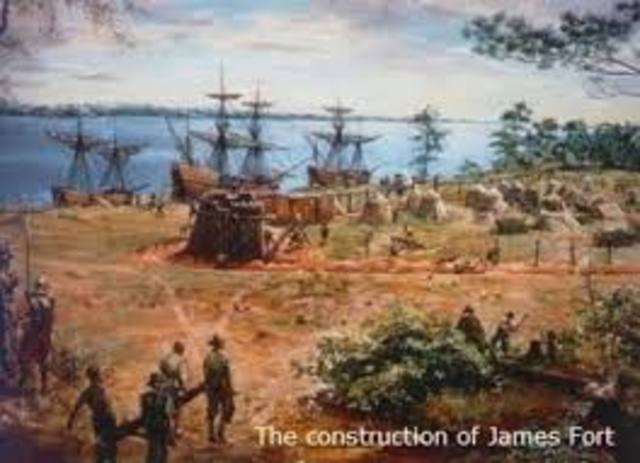 First permanent English settlement in North America is established at Jamestown, Virginia.1605-1606