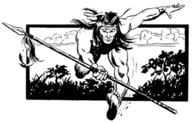 Tira comica "Calarca" creada por Carlos Garzon donde cuenta las aventuras de un indigena Colombiano