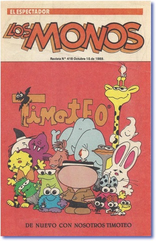 Revista "Los Monos" creada por el periodico El Espectado con la asesoria de Jorge Peña