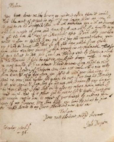 Brown Brother Send Message to Esek hopkins