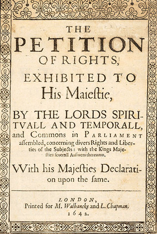 The petition of right
