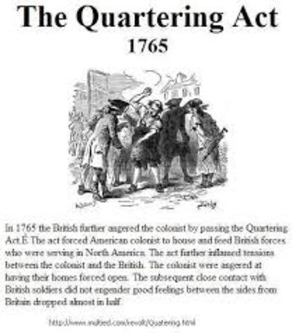 quartering act of 1765