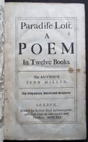 John Milton begins Paradise Lost