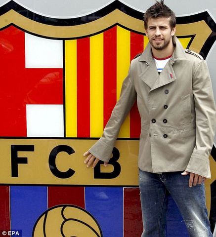 Barcelona bought Gerard Piqué in 2004.